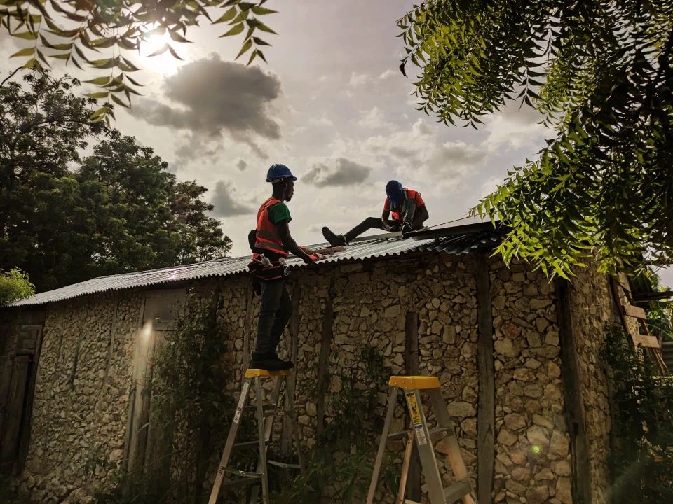 solar panel installation i Hait