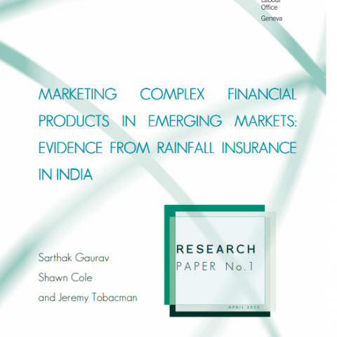 Marketing complex financial products in emerging markets: Evidence from rainfall insurance in India