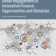 Donor engagement in innovative finance