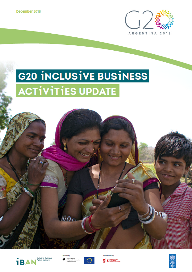 G20 Inclusive Business Activities Update Cover